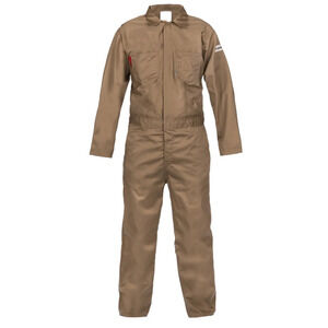 NWT Lakeland Coverall 100% FR Cotton Tan NC070FRC20 3XL